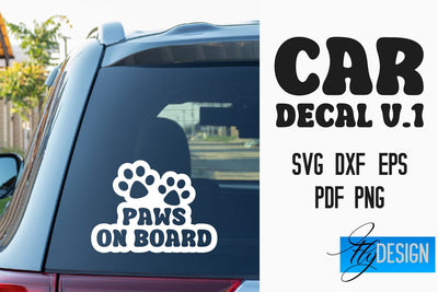 Car Decal | Car Decals SVG | Funny Quotes SVG v.1 SVG Fly Design 