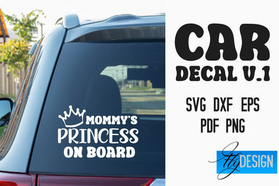 Car Decal | Car Decals SVG | Funny Quotes SVG v.1 SVG Fly Design 