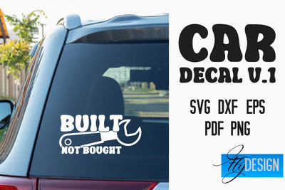 Car Decal | Car Decals SVG | Funny Quotes SVG v.1 SVG Fly Design 