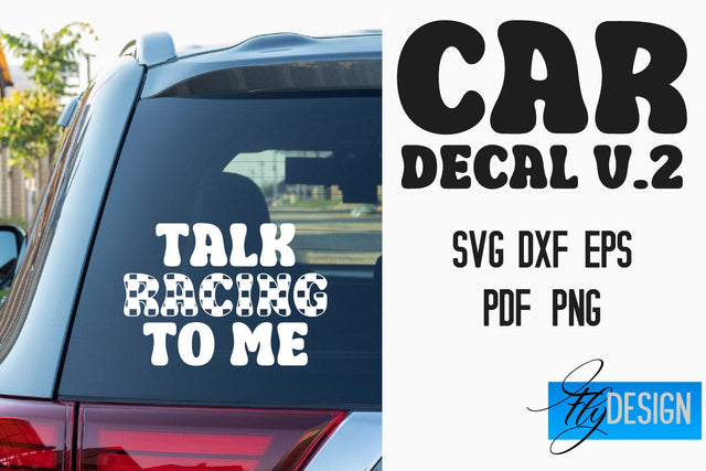 Car Decal SVG | Funny Quotes SVG v.2 SVG Fly Design 