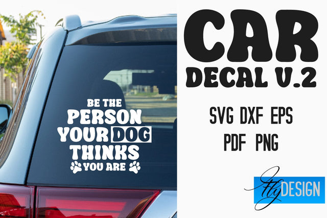 Car Decal SVG | Funny Quotes SVG v.2 SVG Fly Design 