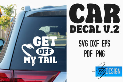 Car Decal SVG | Funny Quotes SVG v.2 SVG Fly Design 