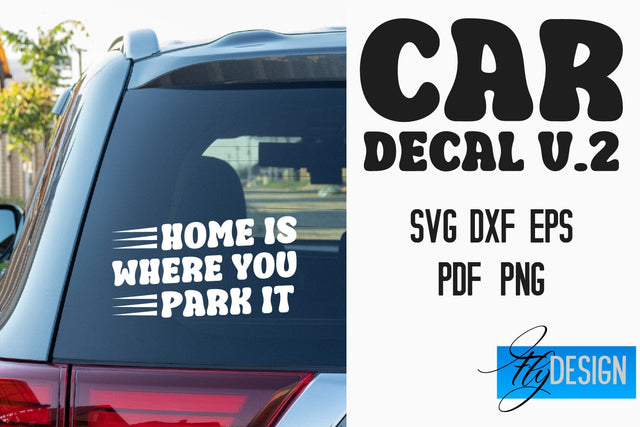 Car Decal SVG | Funny Quotes SVG v.2 SVG Fly Design 