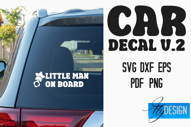 Car Decal SVG | Funny Quotes SVG v.2 SVG Fly Design 