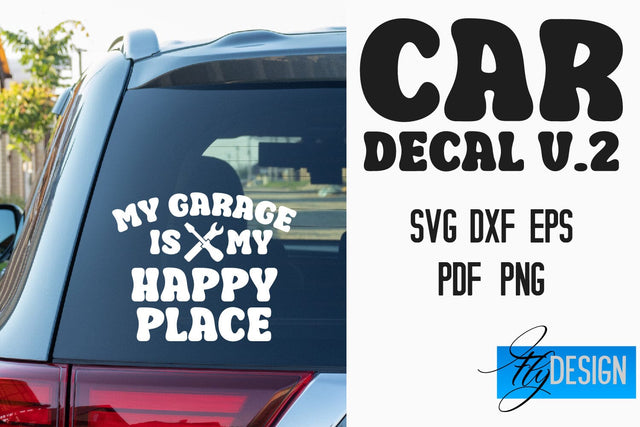 Car Decal SVG | Funny Quotes SVG v.2 SVG Fly Design 