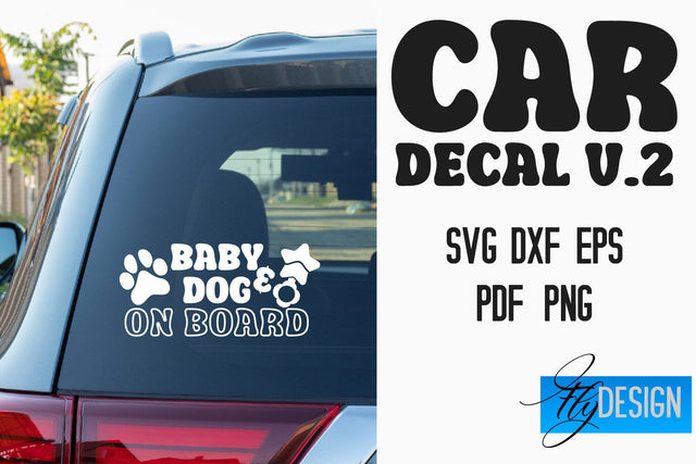 Car Decal SVG | Funny Quotes SVG v.2 SVG Fly Design 
