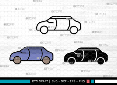 Car Icons Color, Car Svg, Classic Car Svg, Cars, Automobile, Car Bundle, Icon Bundle, Svg Cut File, Dxf, Eps, Png, SVG ETC Craft 
