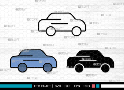 Car Icons Color, Car Svg, Classic Car Svg, Cars, Automobile, Car Bundle, Icon Bundle, Svg Cut File, Dxf, Eps, Png, SVG ETC Craft 
