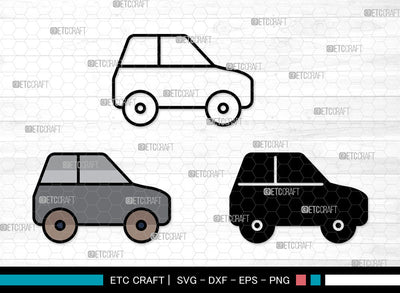Car Icons Color, Car Svg, Classic Car Svg, Cars, Automobile, Car Bundle, Icon Bundle, Svg Cut File, Dxf, Eps, Png, SVG ETC Craft 