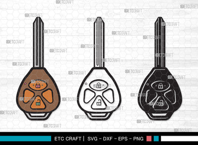 Car Keys Clipart SVG, Key Decals Svg, Key Printable Svg, Key Svg, Auto Keys Svg, Car Keys Clipart SVG ETC Craft 