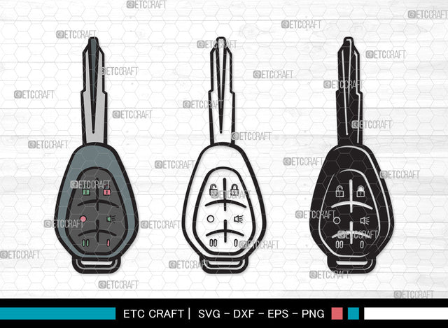 Car Keys Clipart SVG, Key Decals Svg, Key Printable Svg, Key Svg, Auto Keys Svg, Car Keys Clipart SVG ETC Craft 