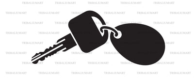 Car keys SVG TribaliumArtSF 