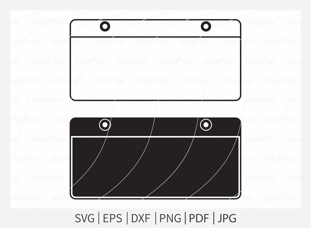 Car License Plate svg, Car license plate Silhouette, License Plate ...