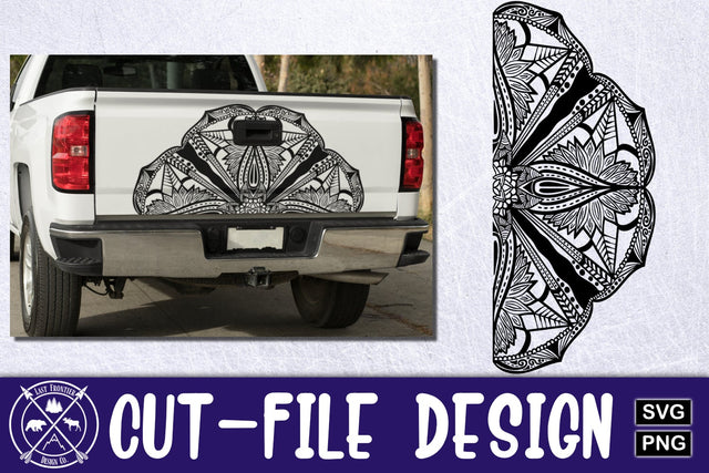 Car Mandala SVG 3 |Car Decal Cut file SVG Last Frontier Design Co. 