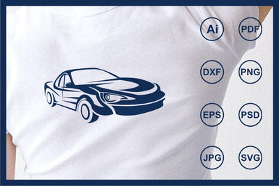 Car silhouette design illustration SVG Leamsign Studio 