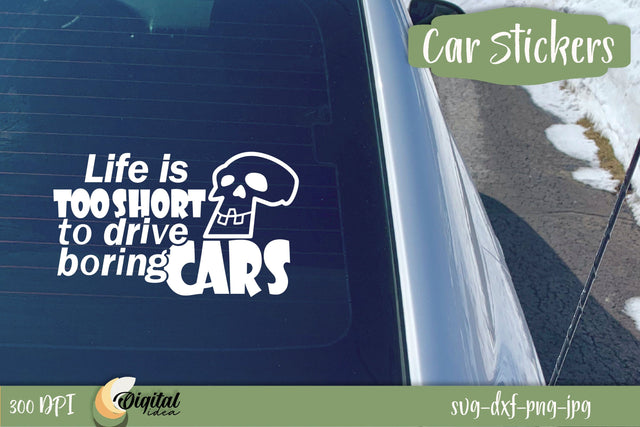 Car Stickers Decals. Funny Bumper Quotes&Sayings svg SVG Evgenyia Guschina 