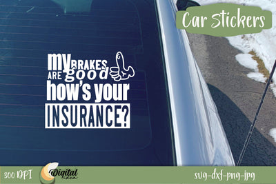 Car Stickers Decals. Funny Bumper Quotes&Sayings svg SVG Evgenyia Guschina 