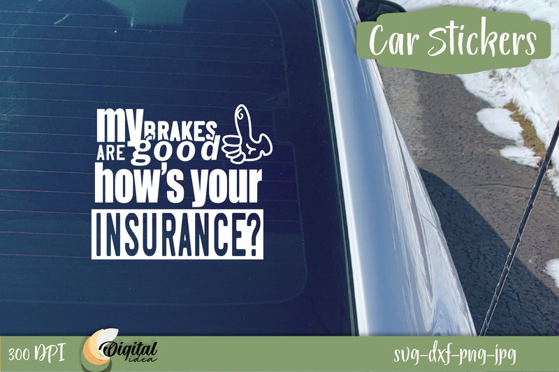 Car Stickers Decals. Funny Bumper Quotes&Sayings svg SVG Evgenyia Guschina 