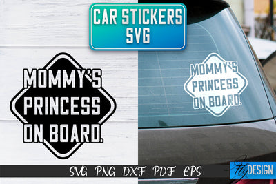 Car Stickers SVG | Car Decals SVG | Funny Quotes SVG SVG Fly Design 