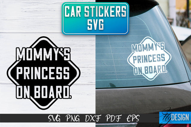 Car Stickers SVG | Car Decals SVG | Funny Quotes SVG SVG Fly Design 