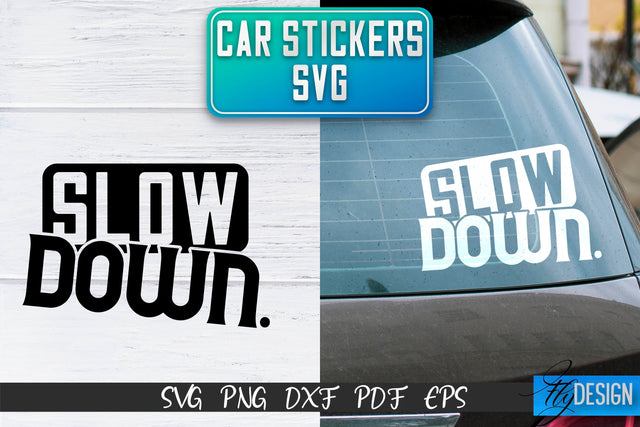 Car Stickers SVG | Car Decals SVG | Funny Quotes SVG SVG Fly Design 