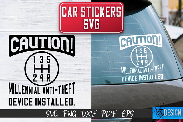 Car Stickers SVG | Car Decals SVG | Funny Quotes SVG SVG Fly Design 