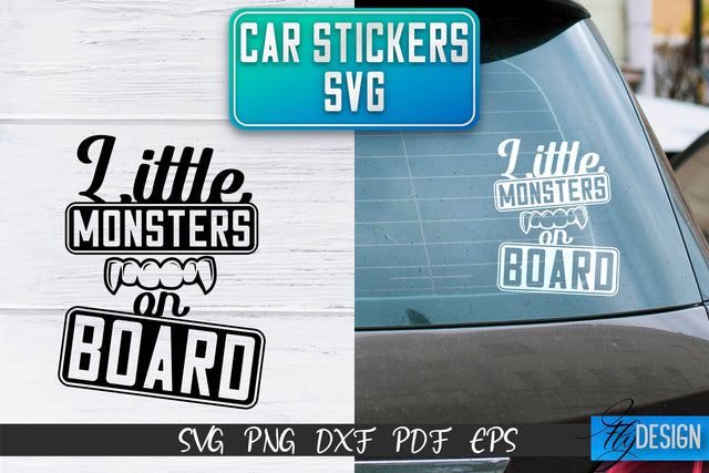 Car Stickers SVG | Car Decals SVG | Funny Quotes SVG SVG Fly Design 