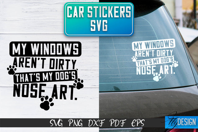 Car Stickers SVG | Car Decals SVG | Funny Quotes SVG SVG Fly Design 