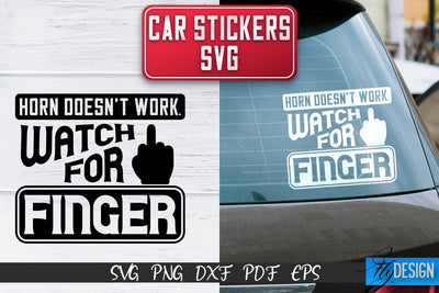 Car Stickers SVG | Car Decals SVG | Funny Quotes SVG SVG Fly Design 