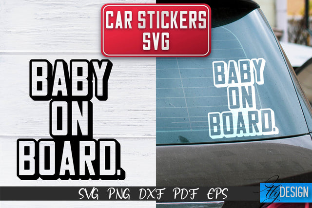 Car Stickers SVG | Car Decals SVG | Funny Quotes SVG SVG Fly Design 