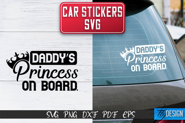 Car Stickers SVG | Car Decals SVG | Funny Quotes SVG SVG Fly Design 