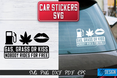 Car Stickers SVG | Car Decals SVG | Funny Quotes SVG SVG Fly Design 