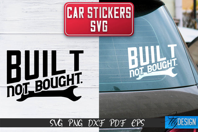 Car Stickers SVG | Car Decals SVG | Funny Quotes SVG SVG Fly Design 