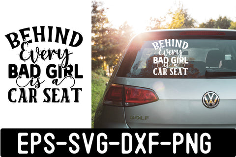 Funny Car Stickers SVG Bundle, Hand Lettered Car Quotes Svg