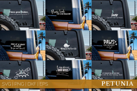 Car SVG | Car Decal Sarcastic SVG Bundle SVG Petunia Digital Design 