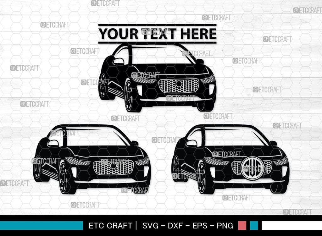 Car SVG, Car Monogram, Sports Car Silhouette, Vehicle Car Svg - So Fontsy