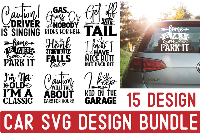 Car SVG Design Bundle SVG CraftingStudio 