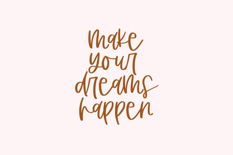 Caramel Espresso - Handwritten Script Font Font KA Designs 