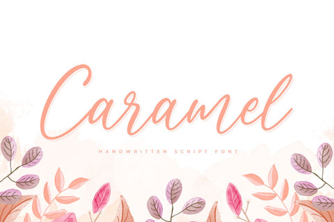 Caramel – Handwritten Script Font Font Typobia 