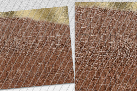 Caramel Leather and Gold Foil 20oz Skinny Tumbler Sublimation Sublimation Marlene Campos 