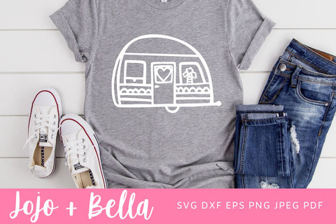 Caravan of Love svg, Valentines Caravan svg, Valentines Day Svg, Caravan svg, Trailer Svg, Cute Trailer Svg, Baby Trailor Svg, Svg files for Cricut, Silhouette, Sublimation SVG Jojo&Bella 