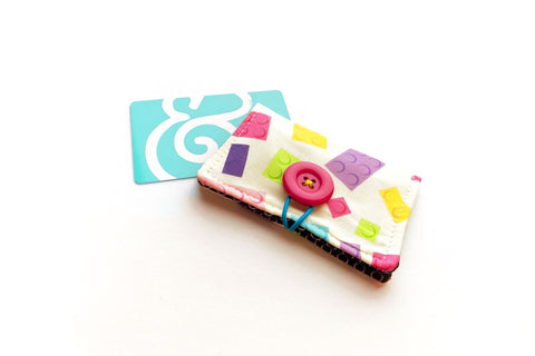 Card Holder with Button Elastic Closure ITH Applique Embroidery Embroidery/Applique DESIGNS Designed by Geeks 