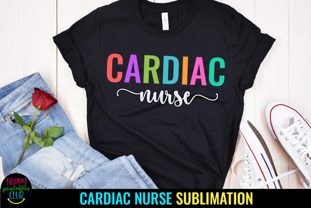 Cardiac Nurse Sublimation I Sublimation Design Cardiac Nurse Sublimation Happy Printables Club 