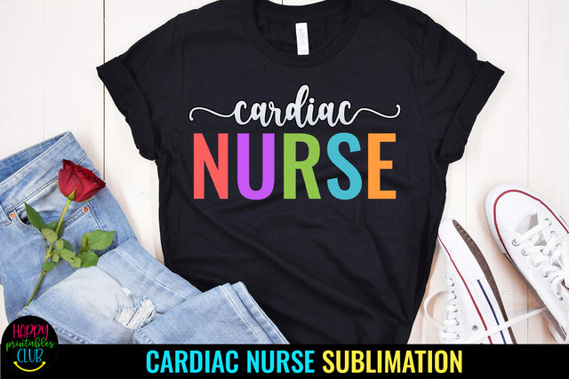 Cardiac Nurse Sublimation I Sublimation Design Cardiac Nurse Sublimation Happy Printables Club 