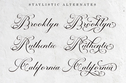 Cardilan | Tattoo Font Font RomieStudio 