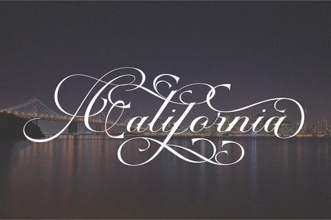 Cardilan | Tattoo Font Font RomieStudio 