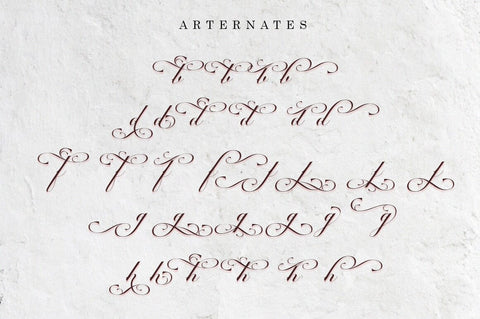 Cardilan | Tattoo Font Font RomieStudio 