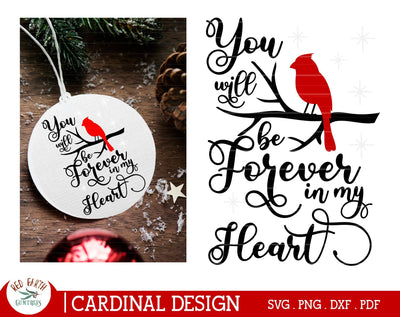 Cardinal bird quote SVG,Cardinal bird on a tree,christmas SVG Redearth and gumtrees 