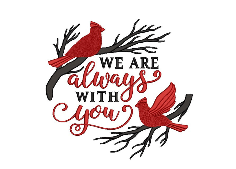 Cardinal Embroidery Design, Remembrance Embroidery File Embroidery/Applique DESIGNS Nino Nadaraia 