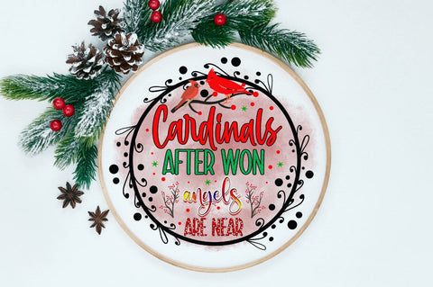 Cardinals after Sublimation PNG, Sublimation Christmas Cardinal Design Sublimation Regulrcrative 